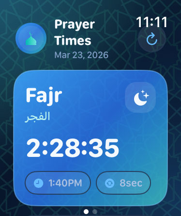 Main Watch Screen